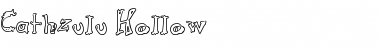 Download Cathzulu Hollow Regular Font Title Preview