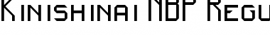 Download Kinishinai NBP Regular Font Title Preview