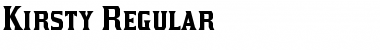 Download Kirsty Regular Font Title Preview