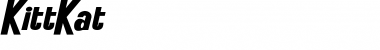 Download KittKat Italic Font Title Preview