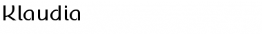 Download Klaudia Book Font Title Preview