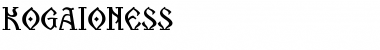 Download KogaionESS Regular Font Title Preview