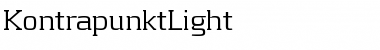 Download Kontrapunkt Light Font Title Preview