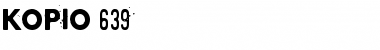 Download Kopio 639 Regular Font Title Preview