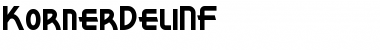 Download Korner Deli NF Regular Font Title Preview