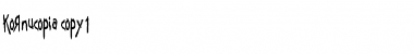 Download Kornucopia Regular Font Title Preview