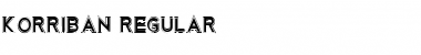 Download Korriban Regular Font Title Preview