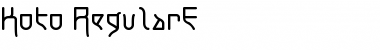 Download Koto RegularE Font Title Preview