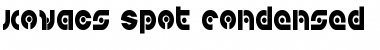 Download Kovacs Spot Condensed Condensed Font Title Preview