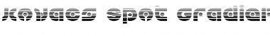 Download Kovacs Spot Gradient Regular Font Title Preview