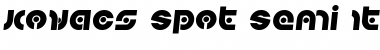 Download Kovacs Spot Semi-Italic Semi-Italic Font Title Preview