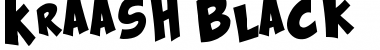 Download Kraash Black Regular Font Title Preview