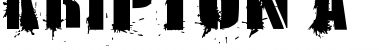 Download KRIPTON A Regular Font Title Preview