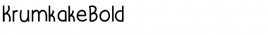 Download KrumkakeBold Bold Font Title Preview