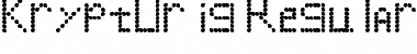 Download KryptOrig Regular Font Title Preview