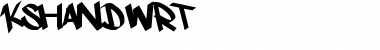 Download kshandwrt Regular Font Title Preview