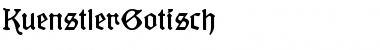 Download KuenstlerGotisch Regular Font Title Preview