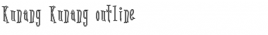 Download Kunang Kunang outline Regular Font Title Preview