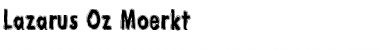 Download Lazarus Oz Moerkt Regular Font Title Preview