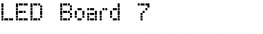 Download LED Board-7 Regular Font Title Preview