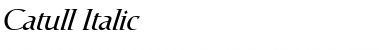 Download Catull Italic Font Title Preview