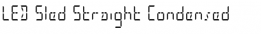 Download LED Sled Straight Condensed Condensed Font Title Preview