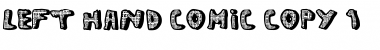 Download left hand comic Regular Font Title Preview