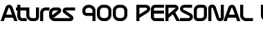 Download Atures 900 PERSONAL USE ONLY Regular Font Title Preview