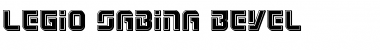 Download Legio Sabina Bevel Regular Font Title Preview