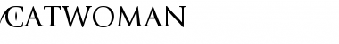 Download Catwoman Regular Font Title Preview