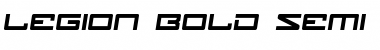 Download Legion Bold Semi-Italic Bold Semi-Italic Font Title Preview