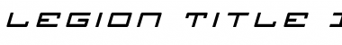 Download Legion Title Italic Italic Font Title Preview