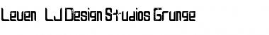 Download Leven Grunge Bold Font Title Preview