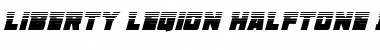 Download Liberty Legion Halftone Italic Italic Font Title Preview