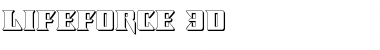 Download Lifeforce 3D Regular Font Title Preview