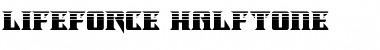Download Lifeforce Halftone Regular Font Title Preview
