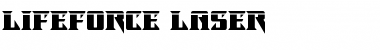Download Lifeforce Laser Regular Font Title Preview