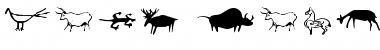 Download Cave Painting Dingbats Regular Font Title Preview