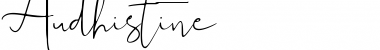 Download Audhistine Regular Font Title Preview