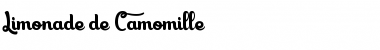 Download Limonade de Camomille Regular Font Title Preview