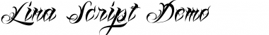 Download Lina Script Demo Regular Font Title Preview