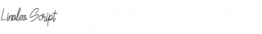 Download Linoleo Script Regular Font Title Preview