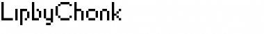 Download LipbyChonk Medium Font Title Preview