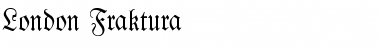 Download London Fraktura Regular Font Title Preview