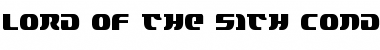 Download Lord of the Sith Condensed Condensed Font Title Preview