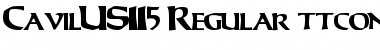 Download CavilUS115 Regular Font Title Preview