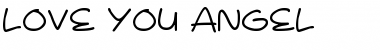 Download Love You Angel Regular Font Title Preview