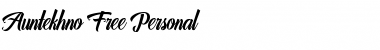 Download Auntekhno Script Free Regular Font Title Preview