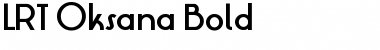 Download LRT Oksana Bold Font Title Preview