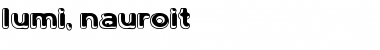 Download Lumi, nauroit Regular Font Title Preview